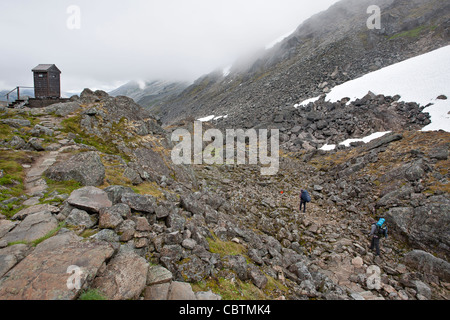 Der Chilkoot Trail Wandern. USA-Kanada Grenze Stockfoto