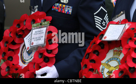 Mohn Kränze Stockfoto