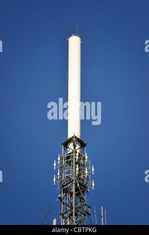 Detail von Lancaster, die Übertragung von Station, Kellet Lane, Nether Kellet, Lancashire, England, Vereinigtes Königreich, Europa. Stockfoto