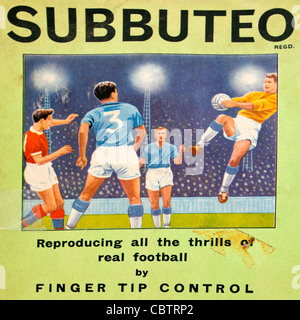 Vintage Subbuteo Fußball Spiel box Stockfoto