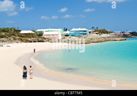 Bermuda. John Smith Bay Beach, Bermuda. Stockfoto