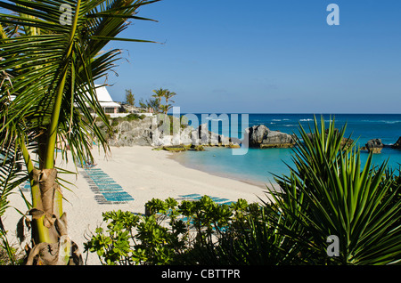 Bermuda. East Bay Whale Beach in Fairmont Southampton Princess Hotel, Bermuda. Stockfoto