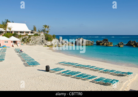 Bermuda. East Bay Whale Beach in Fairmont Southampton Princess Hotel, Bermuda. Stockfoto