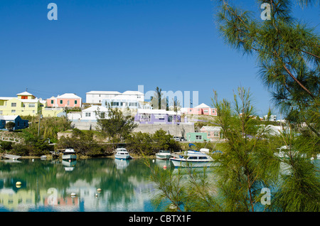 Mullet Bay in St. George's Harbour, Bermuda. Stockfoto