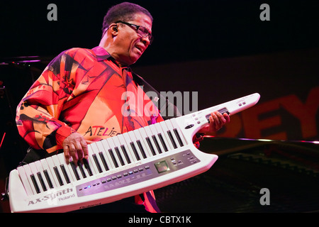 HERBIE HANCOCK führt auf der Jimmy Lyons Bühne - 54. MONTEREY JAZZ FESTIVAL 2011 Stockfoto