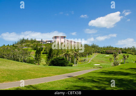 Bermuda. Golf Fairmont Southampton Hotel und Golf Club, Bermuda. Stockfoto