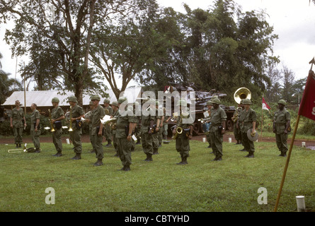 Vietnam-Krieg 11. ACR Kavallerie Quan Loi Band Stockfoto