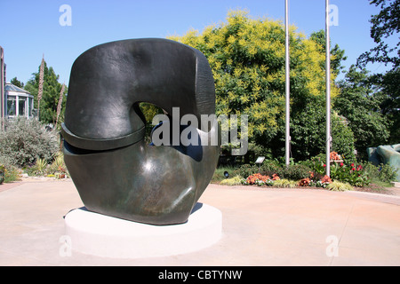 Henry Moore Skulpturen im Atlanta Botanical Garden Stockfoto