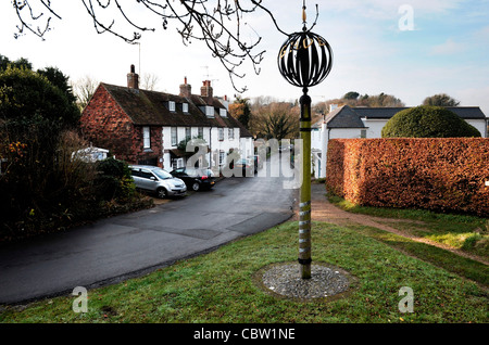 Piddinghoe Dorf, East Sussex Stockfoto