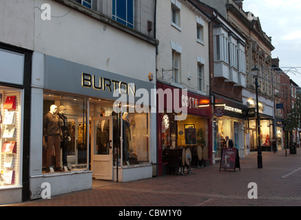 High Street, Rugby, Warwickshire, England, Vereinigtes Königreich Stockfoto