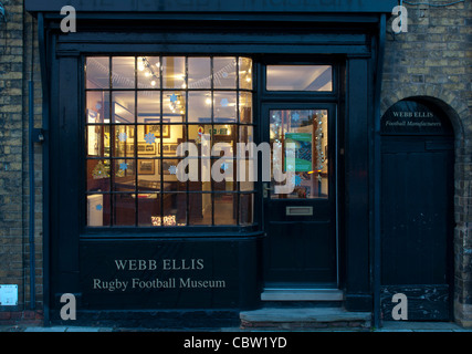 Webb Ellis Rugby Football Museum, Rugby, Warwickshire, England, Vereinigtes Königreich Stockfoto