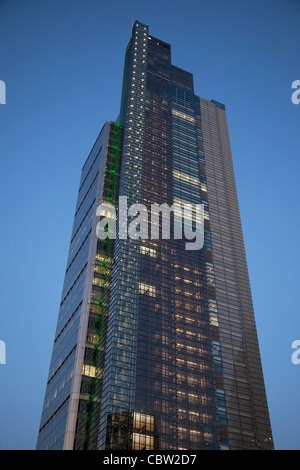 Bürogebäude / Wolkenkratzer Heron-Tower in der City of London. Auch bezeichnet als 110 Bishopsgate. Stockfoto