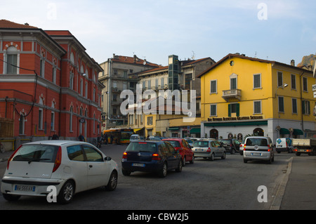 Über Alessandro Manzini Straße Como Stadt Lombardei Italien Europa Stockfoto