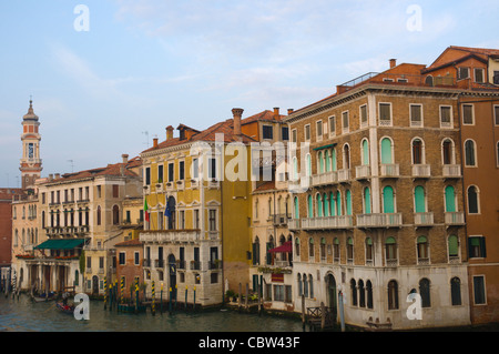 Canal Grande Venedig Veneto Region Nord Italien Europa Stockfoto
