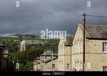 Saltaire, industrielle Modelldorf, West Yorkshire Stockfoto