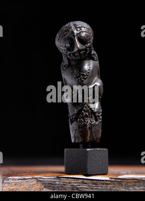 Keris (Dolch) Griff, Jawa, Indonesien Stockfoto