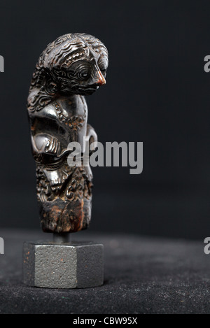 Keris (Dolch) Griff, Jawa, Indonesien Stockfoto