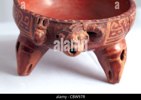Präkolumbianischer Ton Cup (10. Jh. v. Chr.), Costa Rica Stockfoto