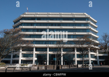 Die American Express Büros (AMEX House) auf Edward Street, Brighton, East Sussex, UK. Stockfoto