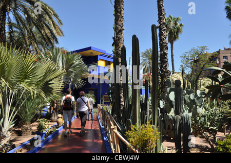 Jardin Majorelle, Marrakesch, Marokko Stockfoto