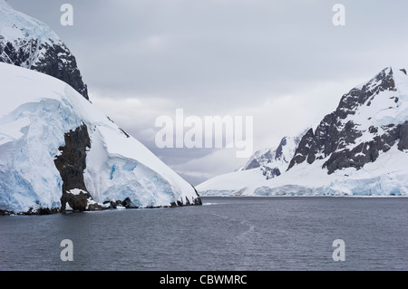 LEMAIRE-KANAL, ANTARKTIS Stockfoto