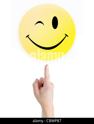 Smiley Stockfoto