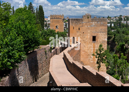 ALHAMBRA GRENADA ANDALUSIEN SPANIEN Stockfoto