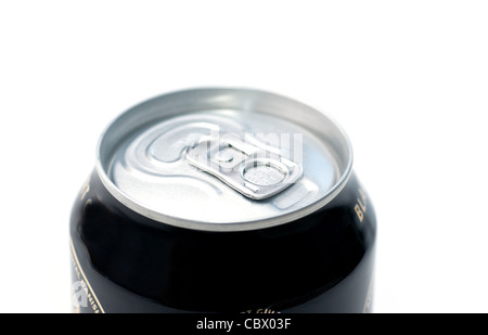 Nahaufnahme auf einer Blechdose Stockfoto