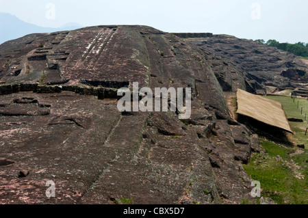 Bolivien. Archäologische Stätte von Samaipata Felszeichnungen (el Fuerte) 4.-16. Jahrhundert n. Chr.. Weltkulturerbe (UNESCO). Stockfoto