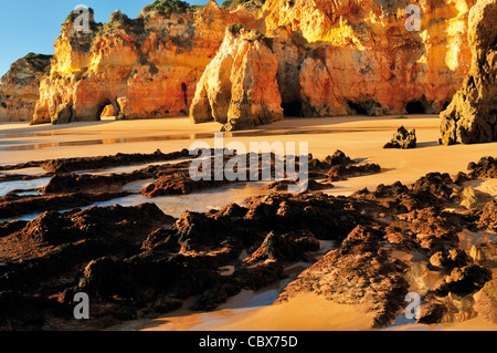 Portugal, Algarve: Strand Prainha in der Nähe von Alvor Stockfoto