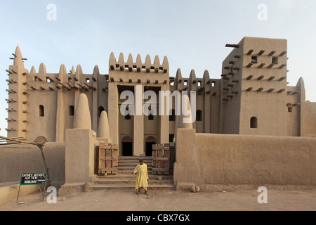 Große Moschee von Djenné, Mali, Afrika Stockfoto