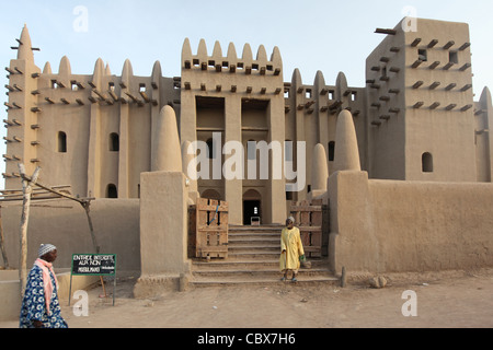 Große Moschee von Djenné, Mali, Afrika Stockfoto