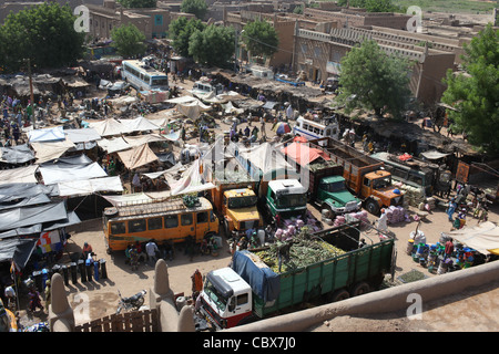 Den berühmten Markt von Djenne, Mali, Afrika Stockfoto