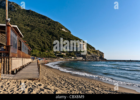Strand von Sabaudia, Circeo Nationalpark, Sabaudia, Latina Lazio, Italien Stockfoto