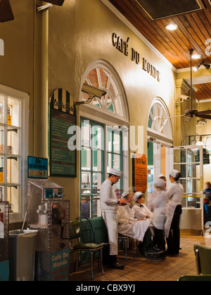 Cafe Du Monde, New Orleans Stockfoto