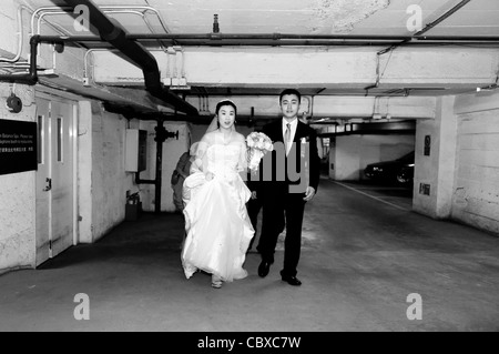 Die Hochzeit von Li Ang und Guo Lina Stockfoto