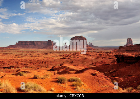 Monument Valley-Blick vom John Ford point Stockfoto