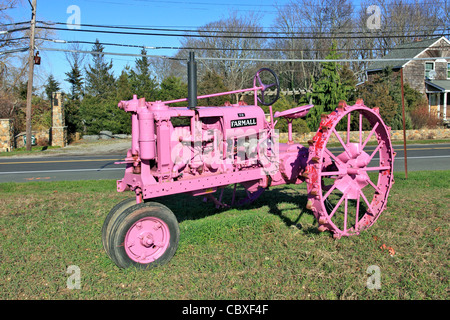 Bauernhof Traktor östlichen Long Island NY Stockfoto