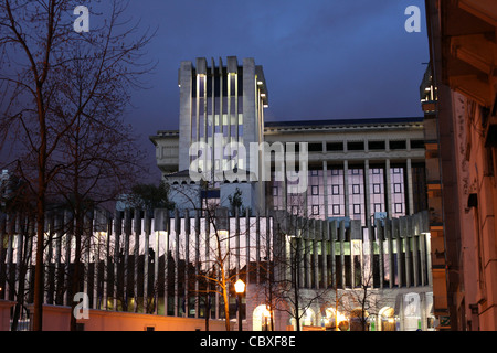 Culturgest, Kulturzentrum untergebracht in der Zentrale der staatlichen Bank Caixa Geral de Depositos in Lissabon, Portugal. Stockfoto