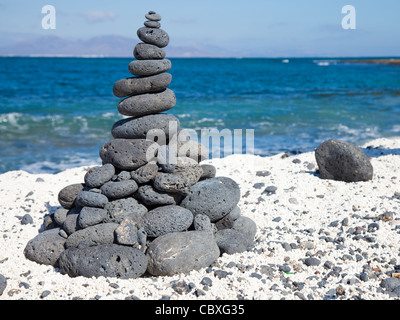 Weihnachten-cairn Stockfoto