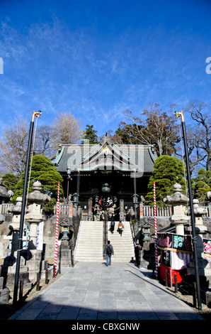 NARITA, Japan – der Narita-san-Tempel, auch bekannt als Shinsho-Ji (neuer Siegestempel), ist ein buddhistischer Tempelkomplex in Shingon, der 940 in der japanischen Stadt Narita östlich von Tokio errichtet wurde. Stockfoto