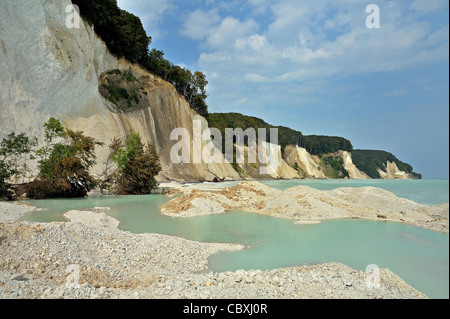 Kreide Klippen Insel rügen Stockfoto