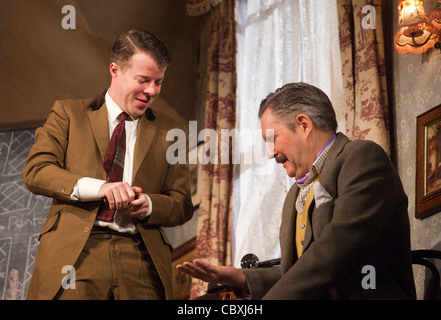 Die Ladykillers, öffnet sich eine neue Anpassung von Graham Linehan (Father Ted) am Gielgud Theatre, Stephen Wight und James Fleet Stockfoto