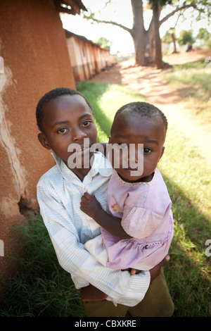 Kinder in Morogoro, Tansania, Ostafrika. Stockfoto