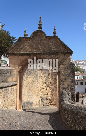 Stadt Bogen in Ronda (Spanien) Stockfoto