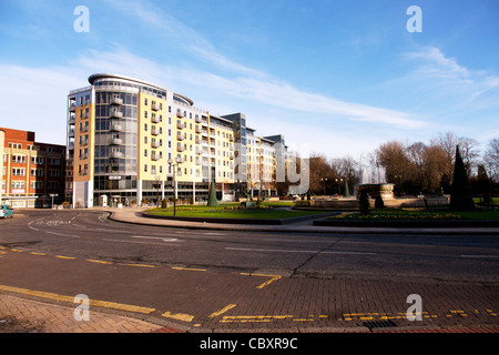 BBC-Fernsehen aufbauend Kingston Hull, Hull City, East Riding of Yorkshire, England, Büros in Chapel Street Stockfoto