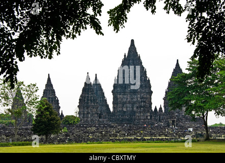 Prambanan Hindu-Tempel-Komplex in der Nähe von Yogyakarta Stockfoto