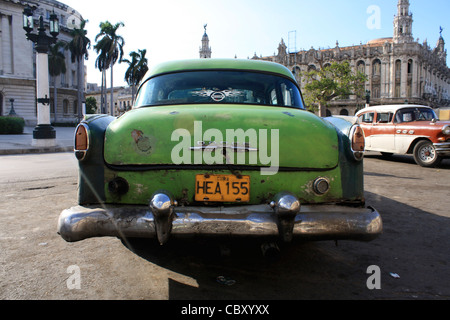 Eine alte Oldtimer in Havanna, Kuba Stockfoto