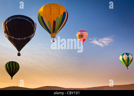 Heißluftballon bei der Prosser Ballon Rally in Prosser, Washington Stockfoto