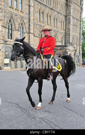 Berittene Polizisten, Ottawa Stockfoto